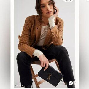 Free People Jetsetter Leather Crossbody Bag